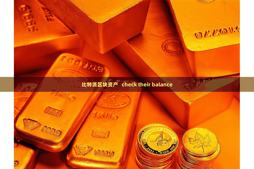 比特派区块资产   check their balance